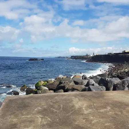 Seaside Azores Villa With Natural Pool, Terrace & Barbecue Capelas Exterior photo