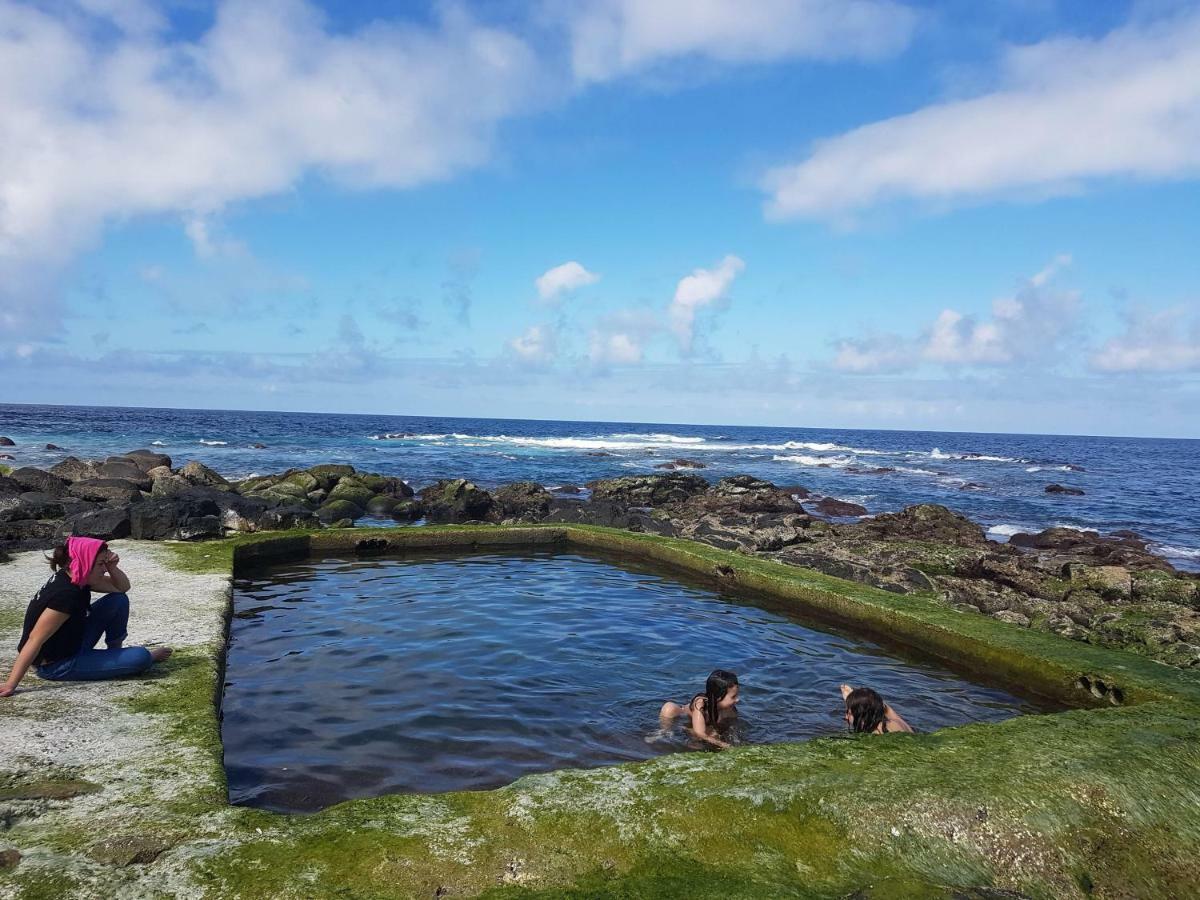 Seaside Azores With Natural Pool, Terrace & Barbecue Capelas (Sao Miguel)